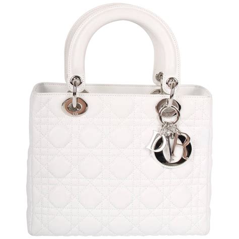 my lady dior white|Lady Dior bag price list.